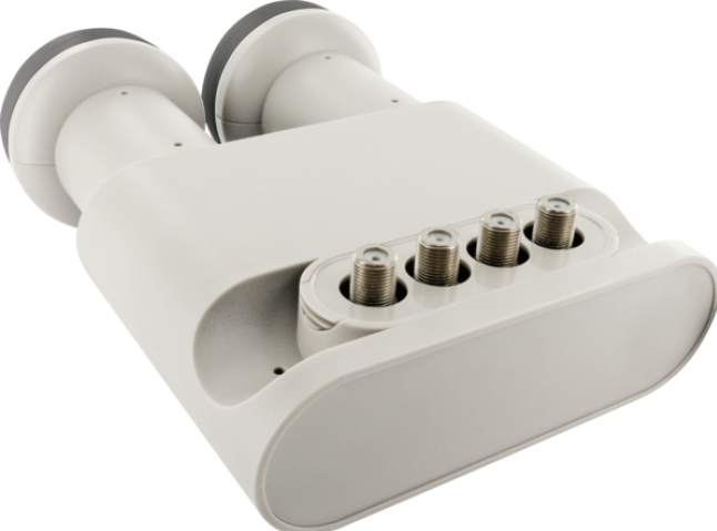 Actual product image Schwaiger Digital Monoblock Quad LNB (Quattro LNB, 40mm)