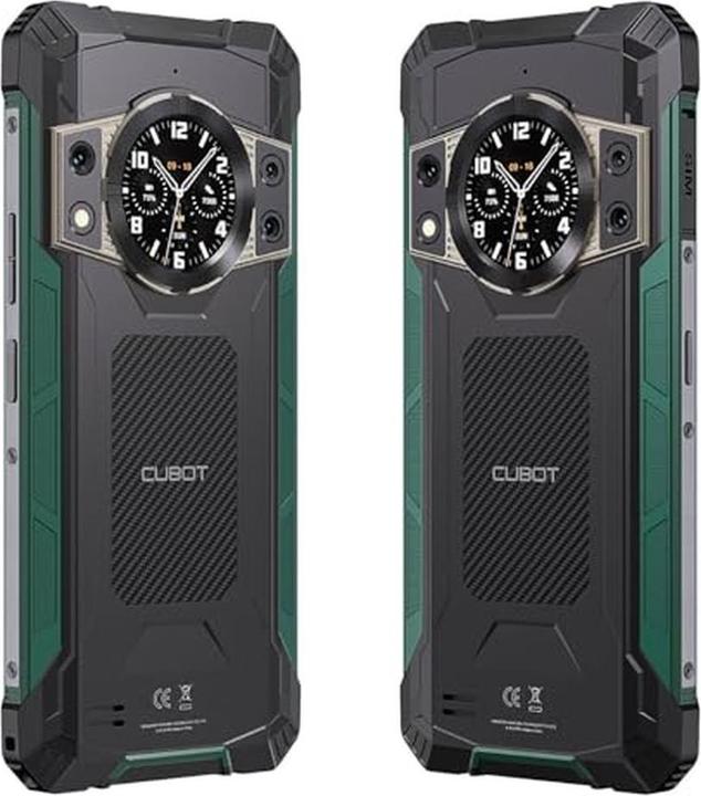 Actual product image Cubot Smartphone KING KONG ACE 2 6,56 6 GB RAM 128 GB (128 GB, Green-Black, 6.56", 4G)