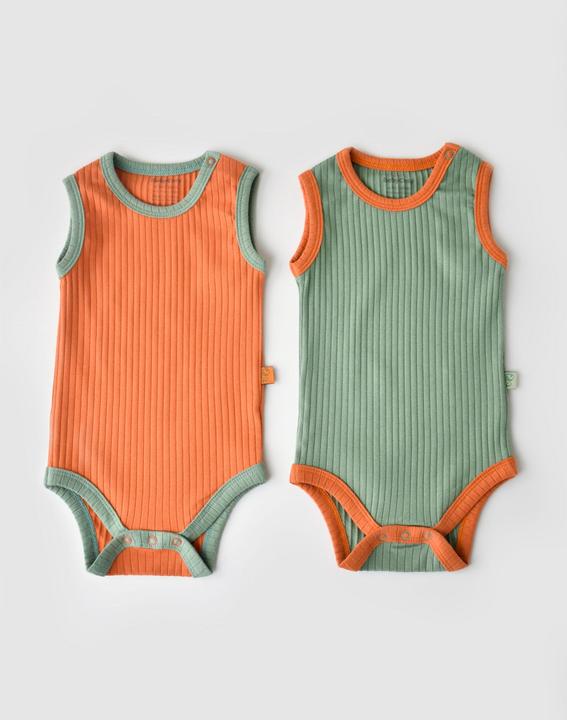 Actual product image BabyCosy Ribana 2 Pcs Sleeveles Body (68)