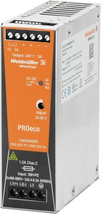 Produktbild Weidmüller PRO ECO 120W 12V 10A