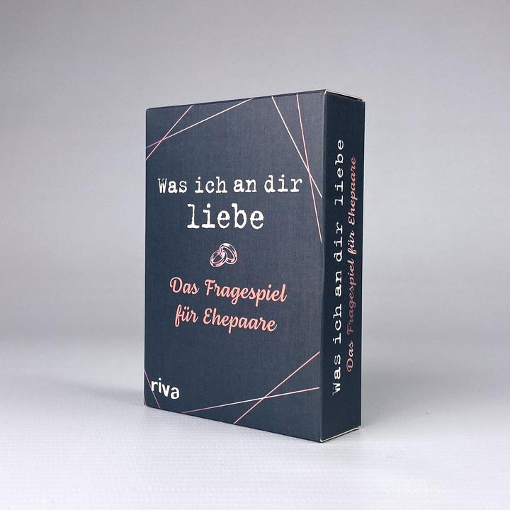 Actual product image Was ich an dir liebe – Das Fragespiel für Ehepaare (German, Riva Publishing House, 2021)