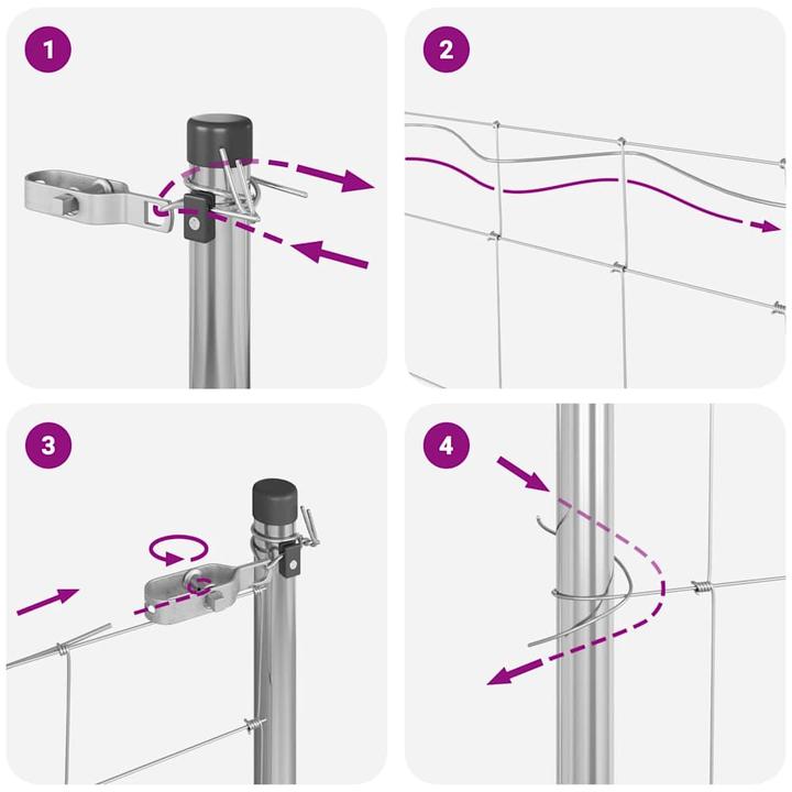 Produktbild vidaXL Outdoor-Zaunpfosten