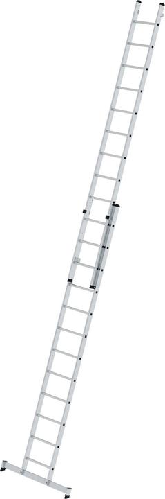 Produktbild Munk Sprossen-Mehrzweckleiter 2-teilig mit nivello-Traverse 2x12 Sprossen (Mehrzweckleiter, 614 cm)
