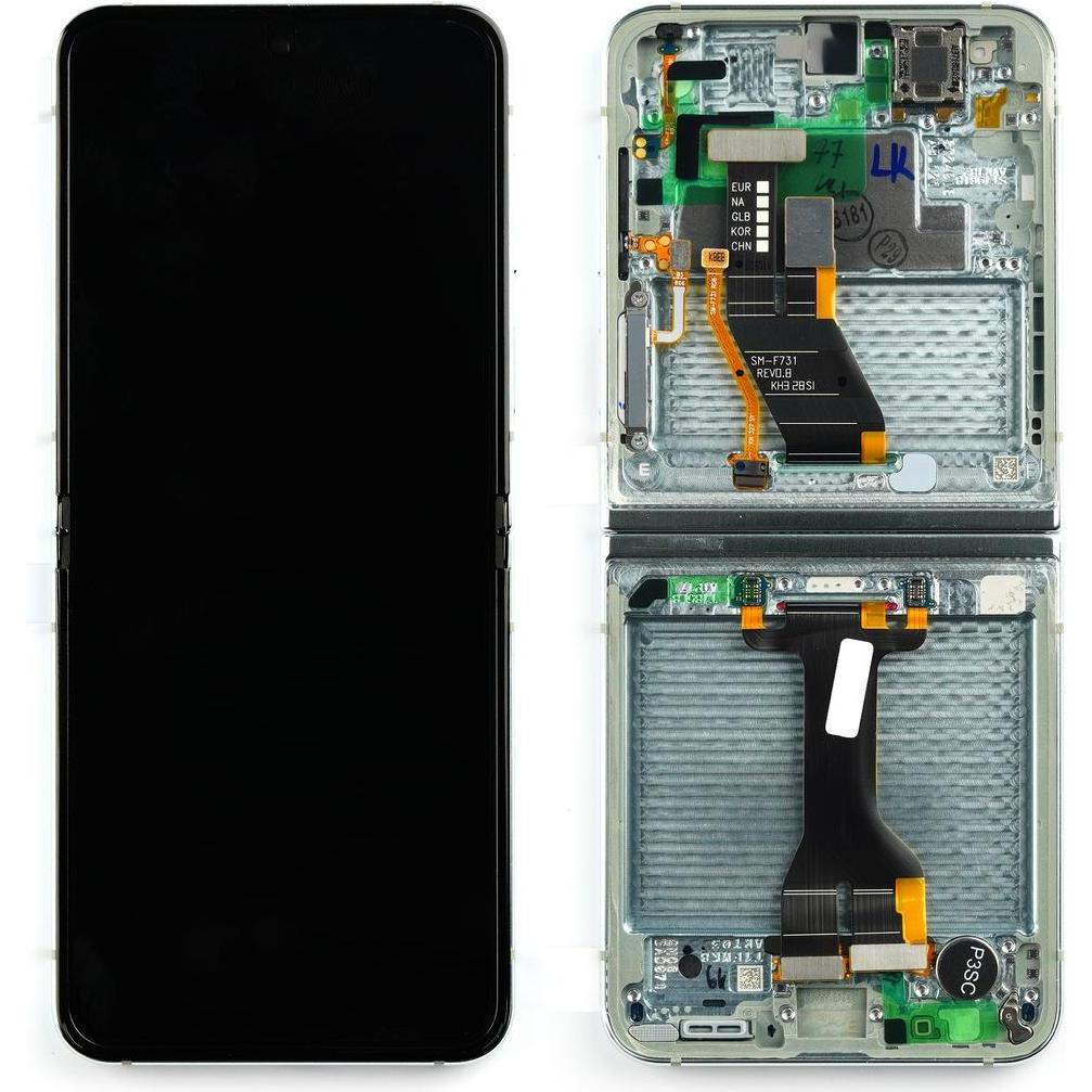 Samsung Galaxy Z Flip5 5G LCD Display - Grey/Blue (Display), Mobilgerät Ersatzteile, Grau