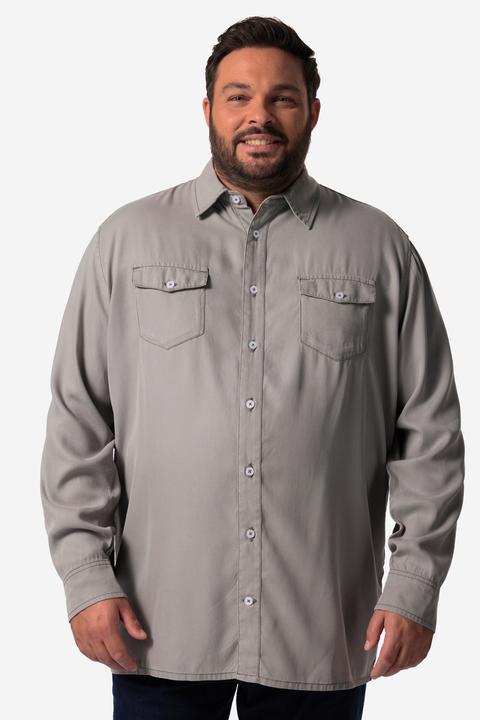 Produktbild Men+ Jeansoptik-Hemd, Langarm, Kentkragen, Comfort Fit (XL)