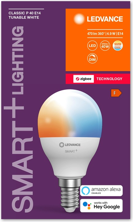 Produktbild Ledvance Smart+ Mini Bulb (E14, 5 W, 470 lm, 1 x, F)