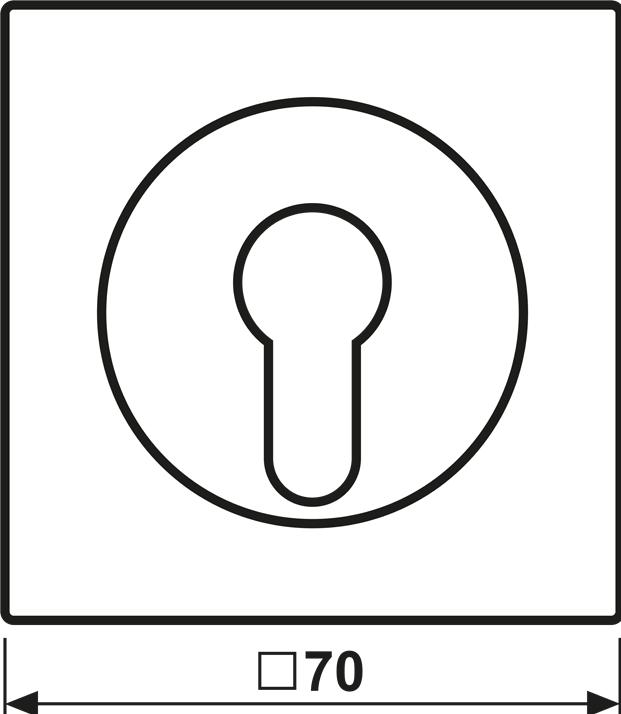 Produktbild JUNG Abdeckung Schlüssel LS gra-sw mt LS928SWM