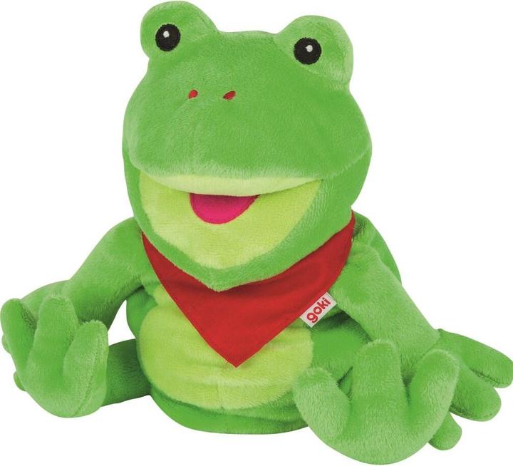 Actual product image Goki Hand puppet frog