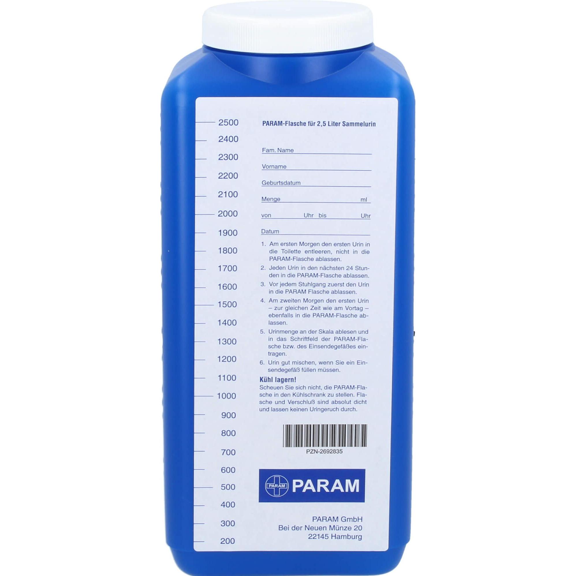 Thumbnail - Param, Praxisbedarf, URINSAMMELGEFAESS U DECKEL, 2.5 l