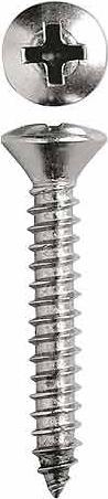 Actual product image Compass Pan head sheet metal screw