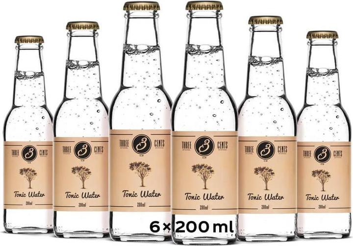 Produktbild Three Cents Tonic Water (6 x 20 cl)