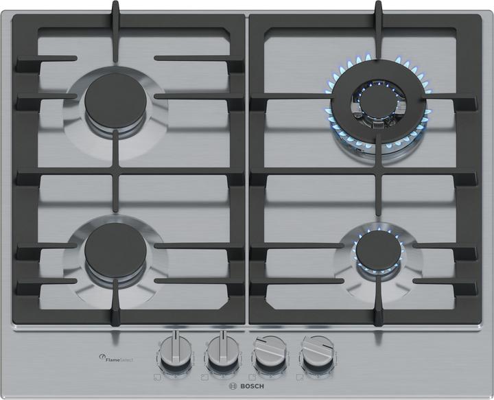 Immagine prodotto Bosch Hausgeräte Serie 6, Gaskochfeld, 60 cm, Edelstahl, PCH6A5I90