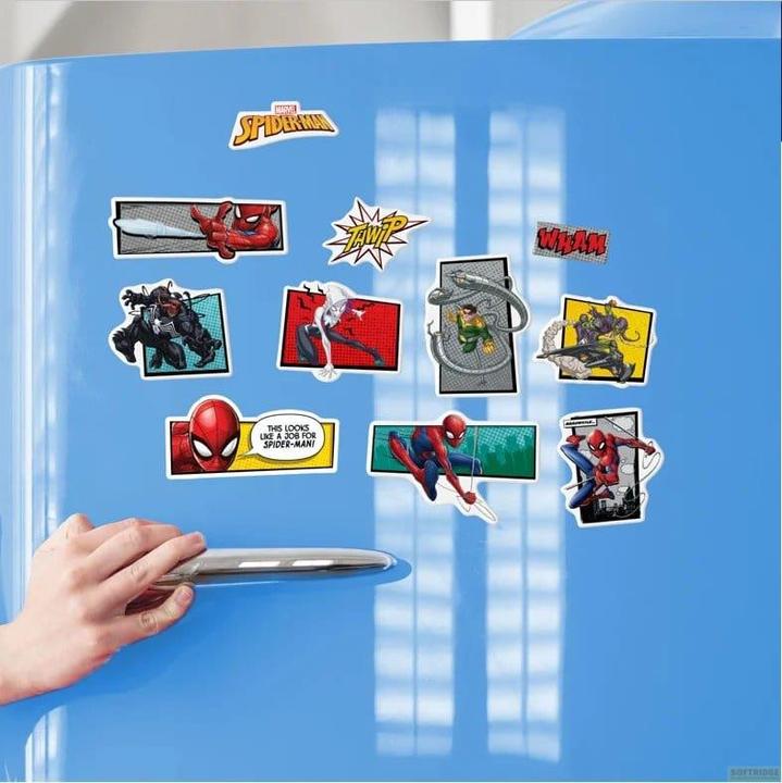 Immagine prodotto Paladone Products Marvel - Spider-Man - Set di 24 accessori per frigorifero (24x)
