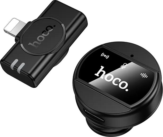 Actual product image Hoco Other Computer Accessory Wireless microphone Lightning L21 black
