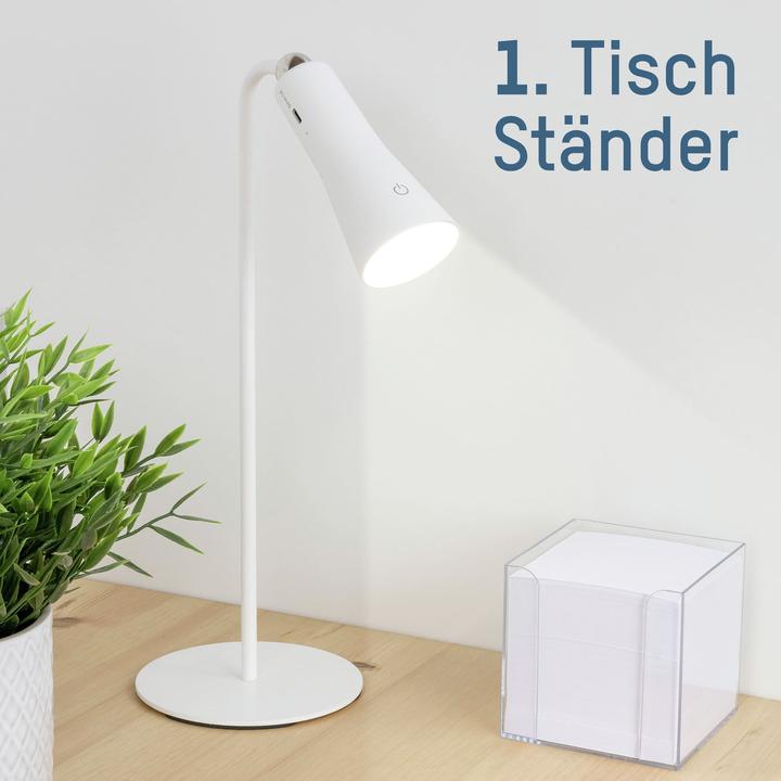 Image du produit Ansmann Touch-Light 3in1 1600-0526 Lampe de table LED Blanc (150 lm)