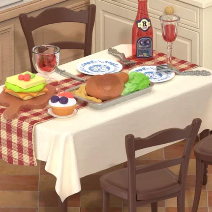 Actual product image Robotime Warm Dining Room