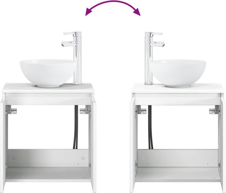 Produktbild vidaXL Waschbecken-Vanität-Set