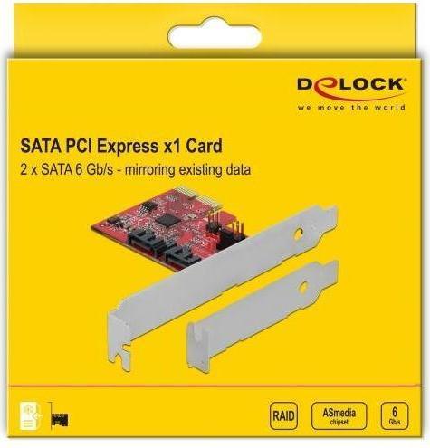 Actual product image Delock PCI-Express - 2 Port SATA, with RAID