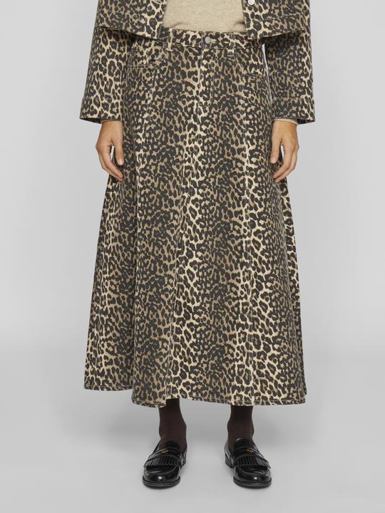 Actual product image Vila Leoprint midi skirt (34)