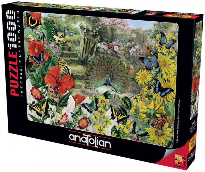 Actual product image Anatolian 1084 Puzzle 1000 pcs. Peacock in the Garden (1000 pieces)