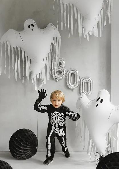 Actual product image PartyChimp Foil balloon ghost 93 x 86 cm, 1 piece (1 Piece)