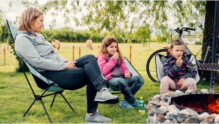 Produktbild Trekony Campingstuhl Hoch Hellblau