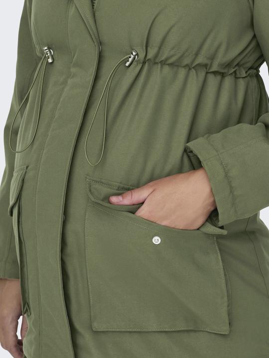 Image du produit Only Maternity Capuche avec bord en fausse fourrure amovible Maternity Parka Longue parka (XS)