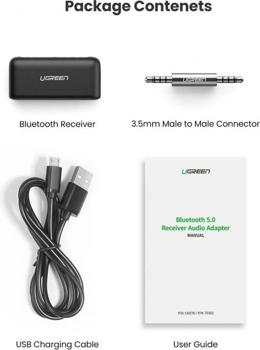 Produktbild Ugreen Autoadapter (Empfänger)