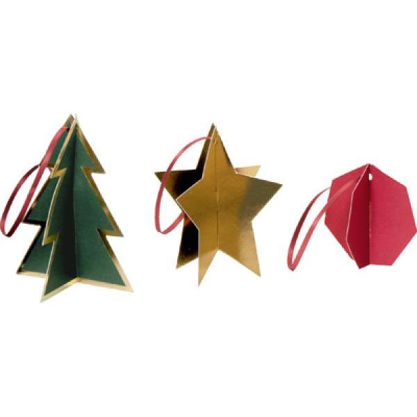 Stewo, Geschenkverpackung, Geschenkanhänger 3D (Geschenkverzierung, 3 x)