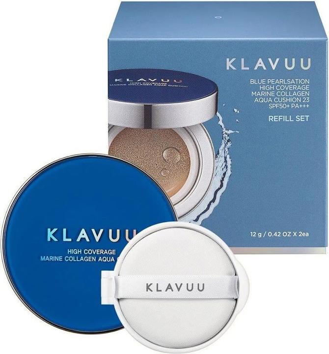 Actual product image Klavuu Blue Pearlsation High Coverage Marine Collagen Aqua Cushion #2