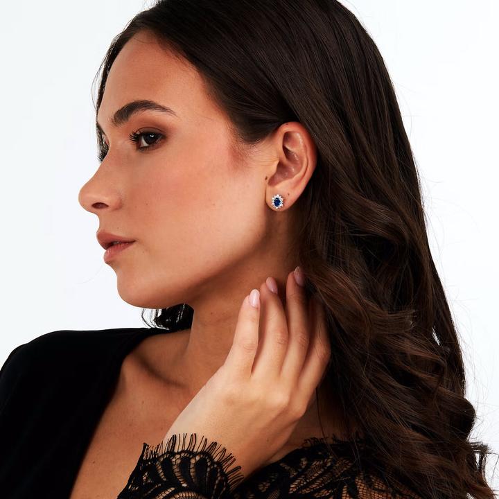 Produktbild Morellato Silver stud earrings with zircons Tesori SAIW152 (Silber 925)