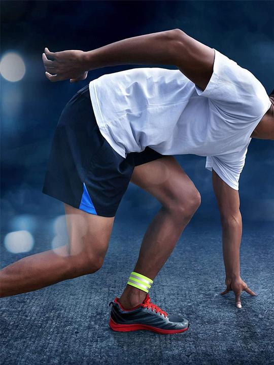 Produktbild PhoneLook 2er Set Hochsichtbare Reflektierende Armbänder Nylon Sicherheitsarmbänder für Nachtaktivitäten