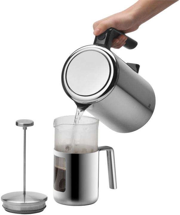 Produktbild WMF Kaffeebereiter French Press für 6 Tassen Coffeepress 1l Kult Glasbehälter (1.50 l)