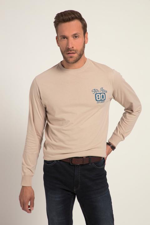 Produktbild JP1880 Langarmshirt, Stickerei, Rundhals (4XL)