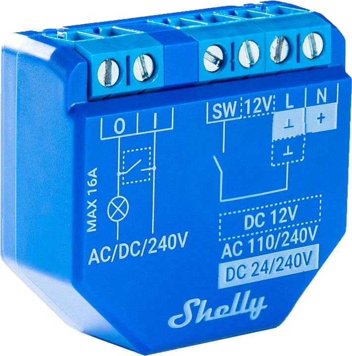Image du produit Shelly Plus 1 (Actionneur de commutation)