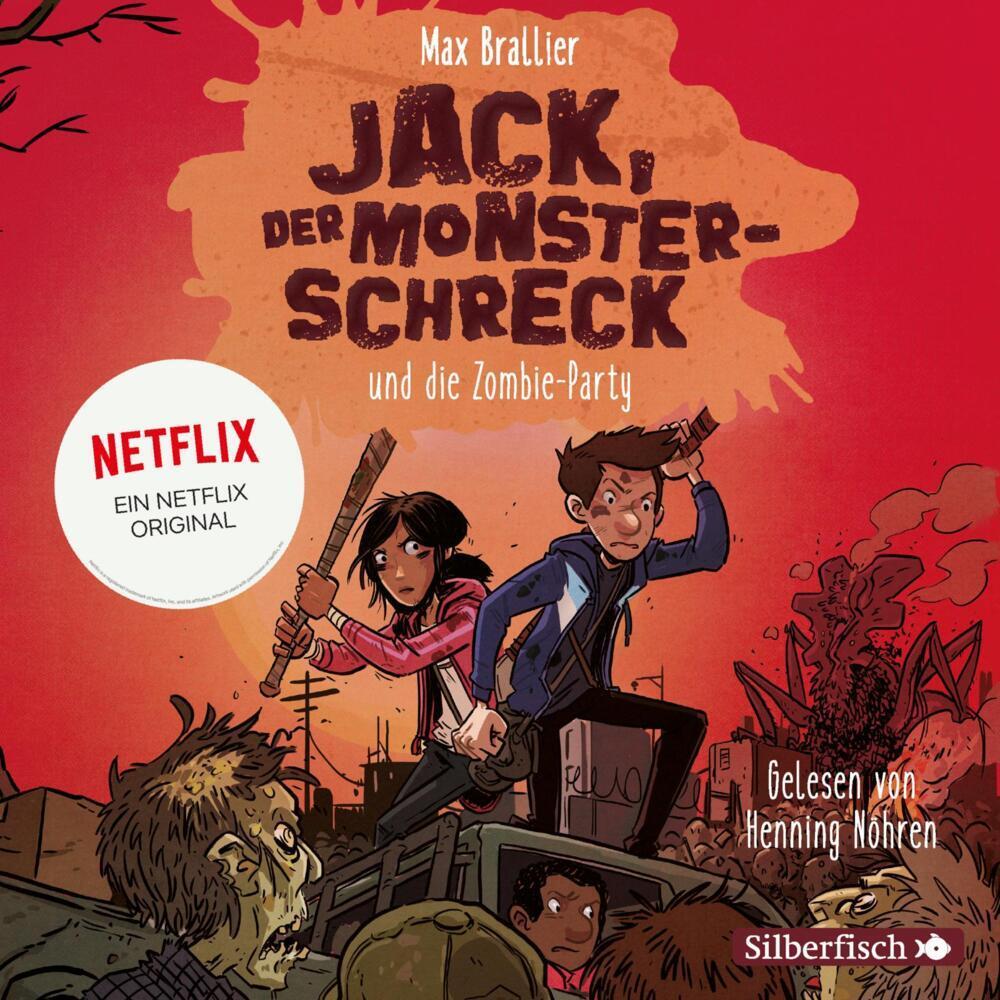 Jack, der Monsterschreck, und die Zombie-Party, Hörbücher von Max Brallier
