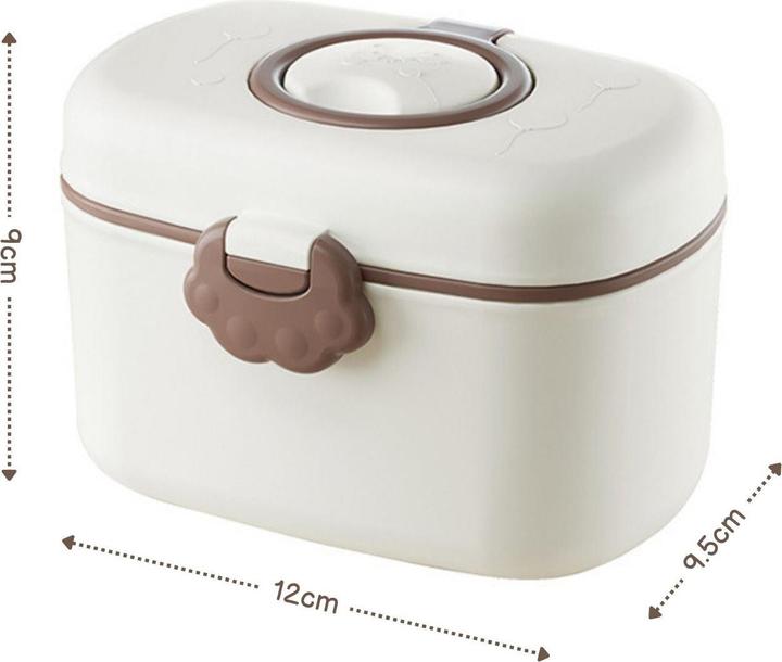 Immagine prodotto Hermex Baby-Milchpulverbox Milchpulverspender Aufbewahrungsbox Lebensmittelbox Behälter