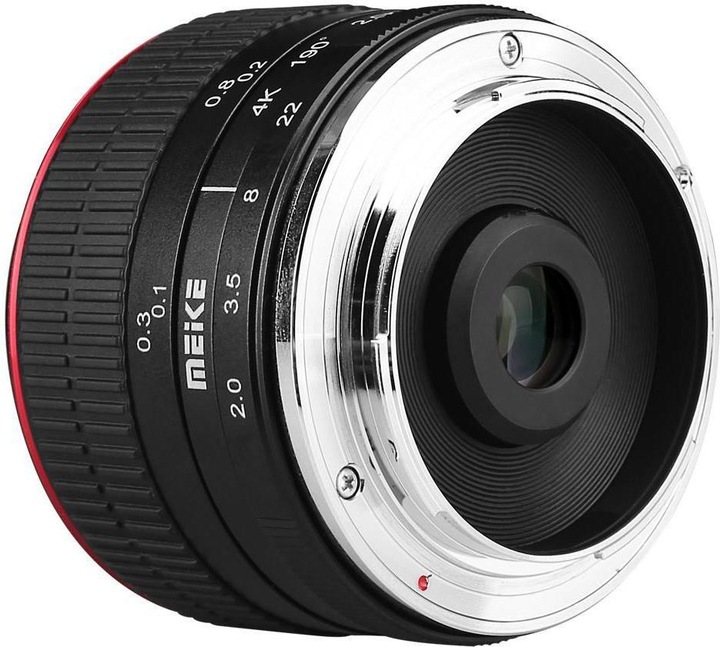 Immagine prodotto Meike 6.5mm f/2-22 MFT (Micro Four Thirds, APS-C / DX)