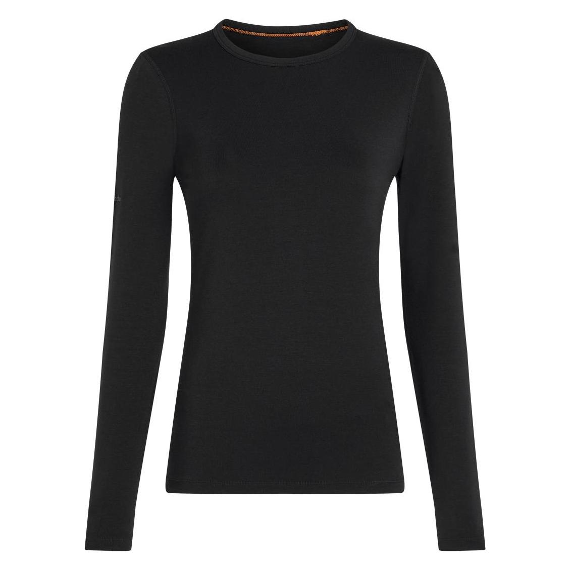 Icebreaker, Damen, Funktionsshirt, Women Merino Blend Core Heavyweight Ls Crewe (Xs), Schwarz, Xs
