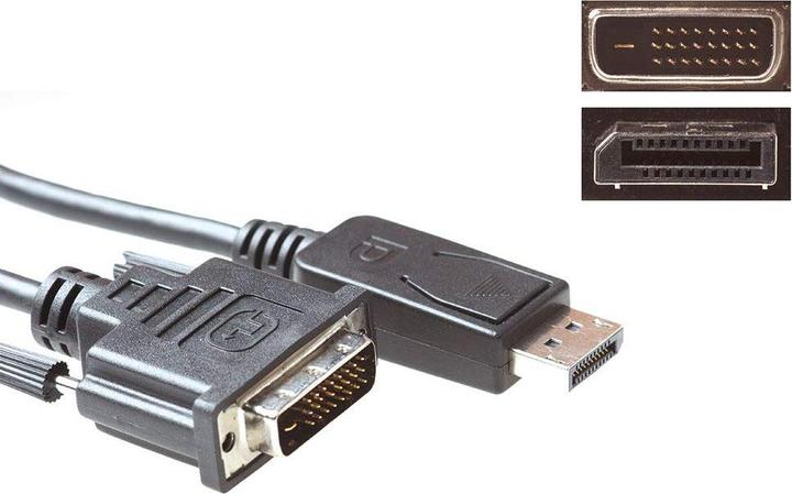 Produktbild ACT Conversion adapter DisplayPort male to Mini DisplayPort female. Type: Adapter Mini dp female (Mini DP, 6 cm)
