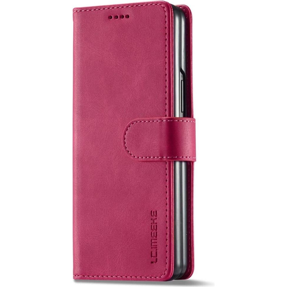 Thumbnail - Cover-Discount Galaxy Z Fold4 5G - Leder Etui Hülle pink (Samsung Galaxy Z Fold4), Smartphone Hülle, Pink