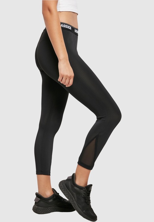 Actual product image Urban Classics Ladies Tech Mesh Pedal Pusher Leggings (S)