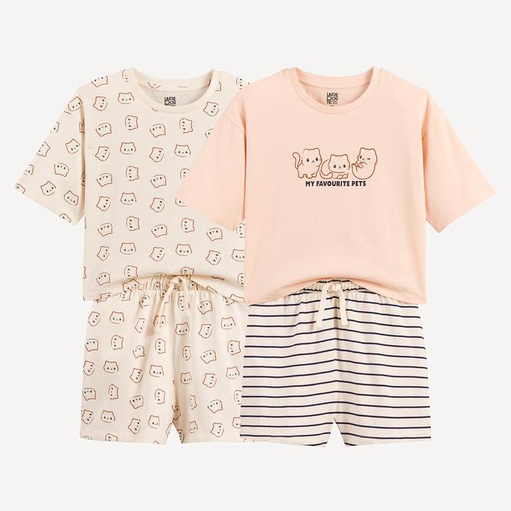 Produktbild La Redoute Collections 2er-Set Pyjashorts (116)