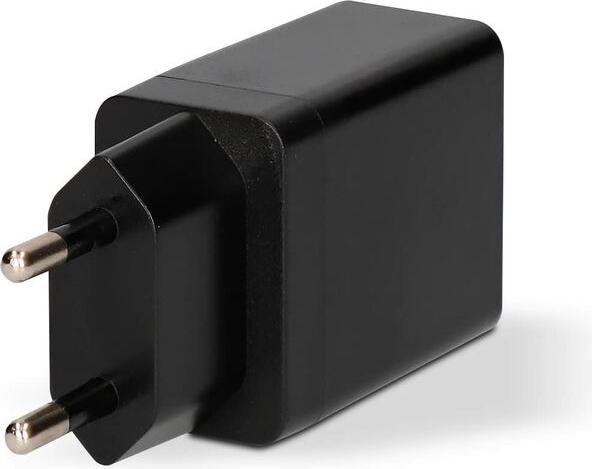 Actual product image Contact USB Wall Charger 2a + Micro Usb-Usb Cable 1 Meter (2 ports)