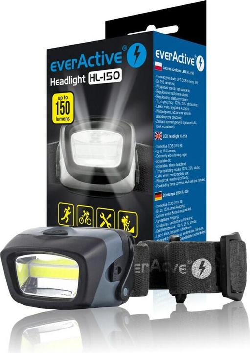Produktbild Everactive Stirnlampe LED-Stirnlampe HL-150 (150 lm)