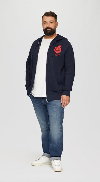 Produktbild s.Oliver Sweatshirt Jacke Sweatjacke mit Kapuze (3XL)