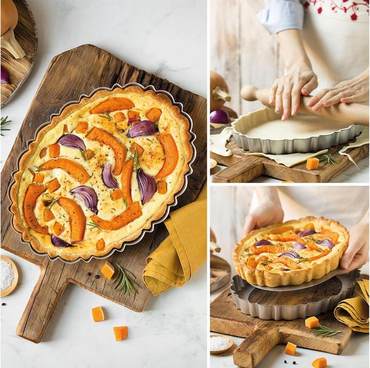 Produktbild Decora Wähen-Backform 29 x 20 cm, Silber (29 cm)