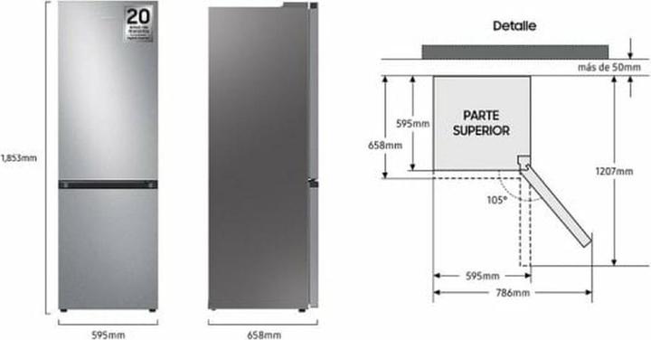 Actual product image Samsung RB34C602DSA/EF