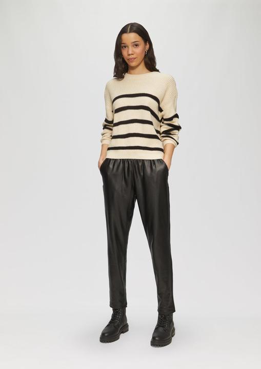 Actual product image S.Oliver Strickpullover Verkürzter Pullover mit Raglanärmeln (L)