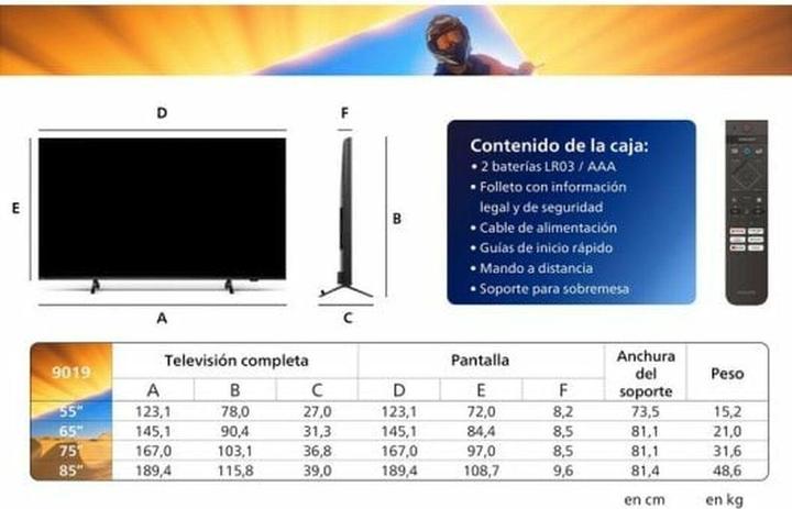 Actual product image Philips Ambilight Xtra 55PML9019 4K Quantum Dot (55", LED, 4K)